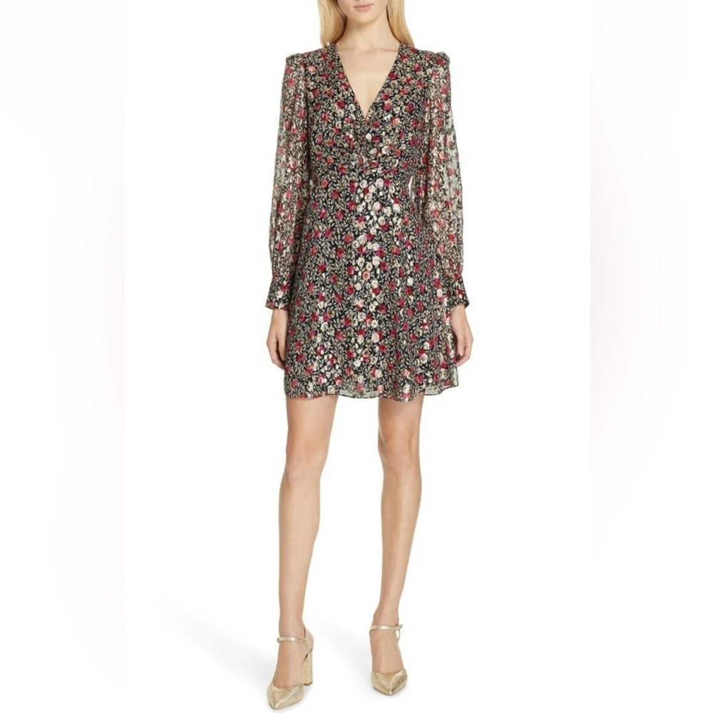 Kate Spade New York Floral Park Clip Dot Dress